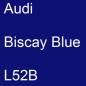 Preview: Audi, Biscay Blue, L52B.